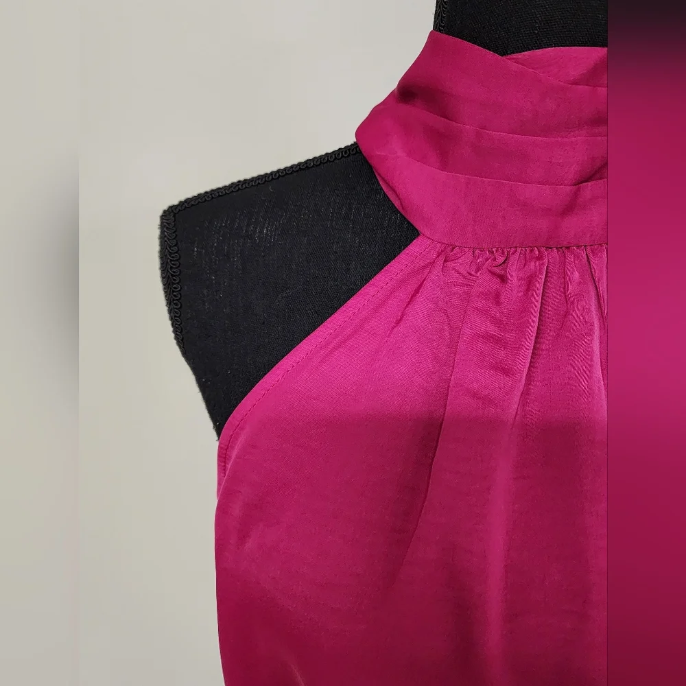 🔥NWT🔥SZ XSMALL Women's Satin Halter Top - A New Day - Picture 5 of 9